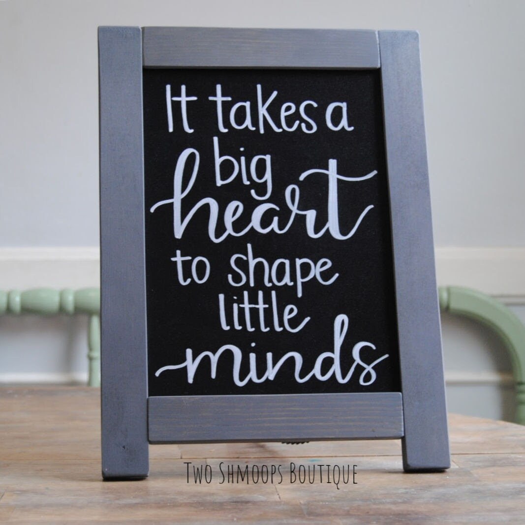 Small Chalkboard Easel Custom Chalkboard Sign Tabletop Etsy
