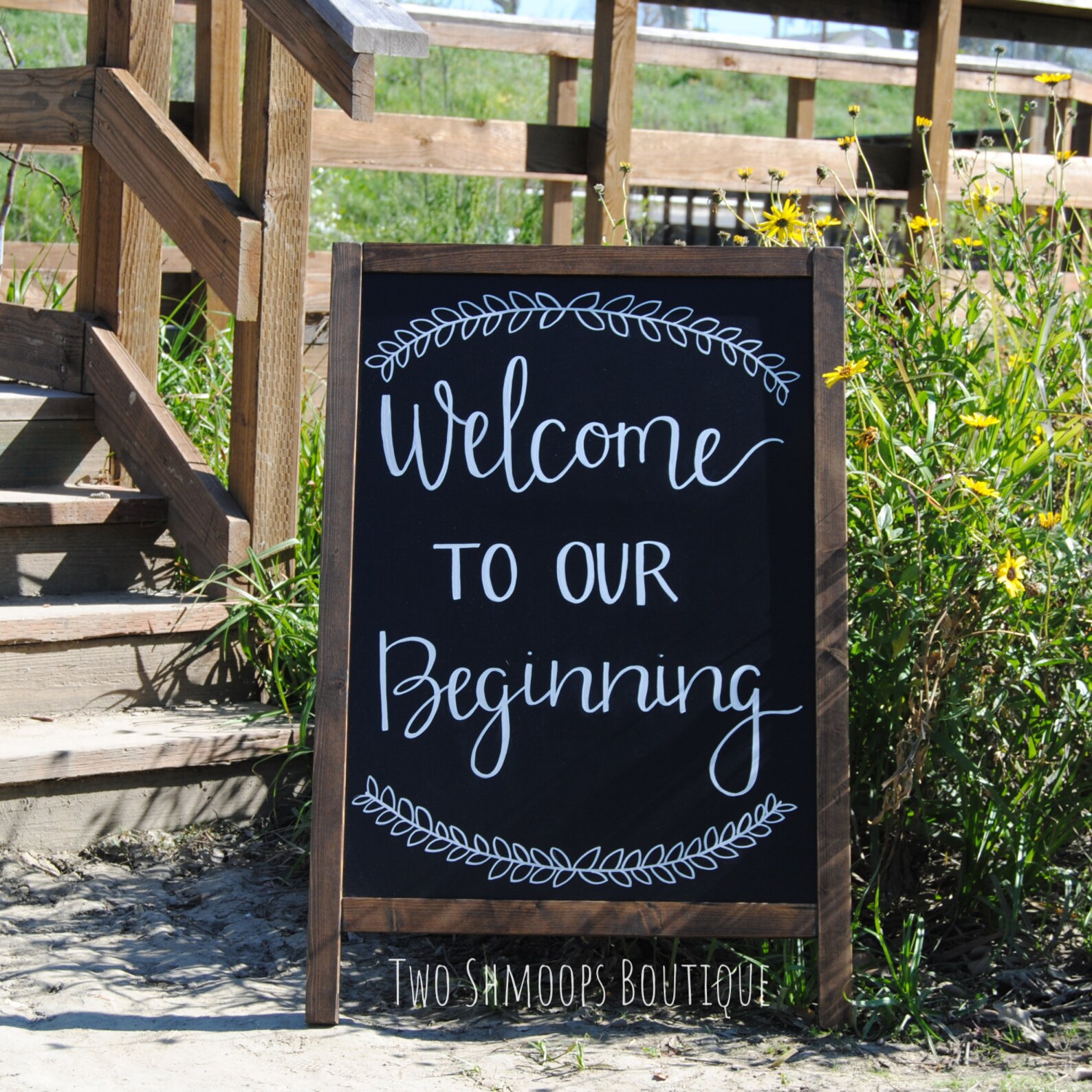 Chalkboard Sign Easel Sidewalk Chalkboard Sign 24x36 - Etsy