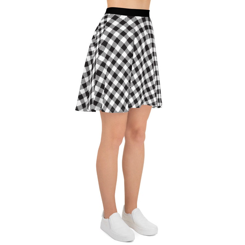 Gingham Skater Skirt