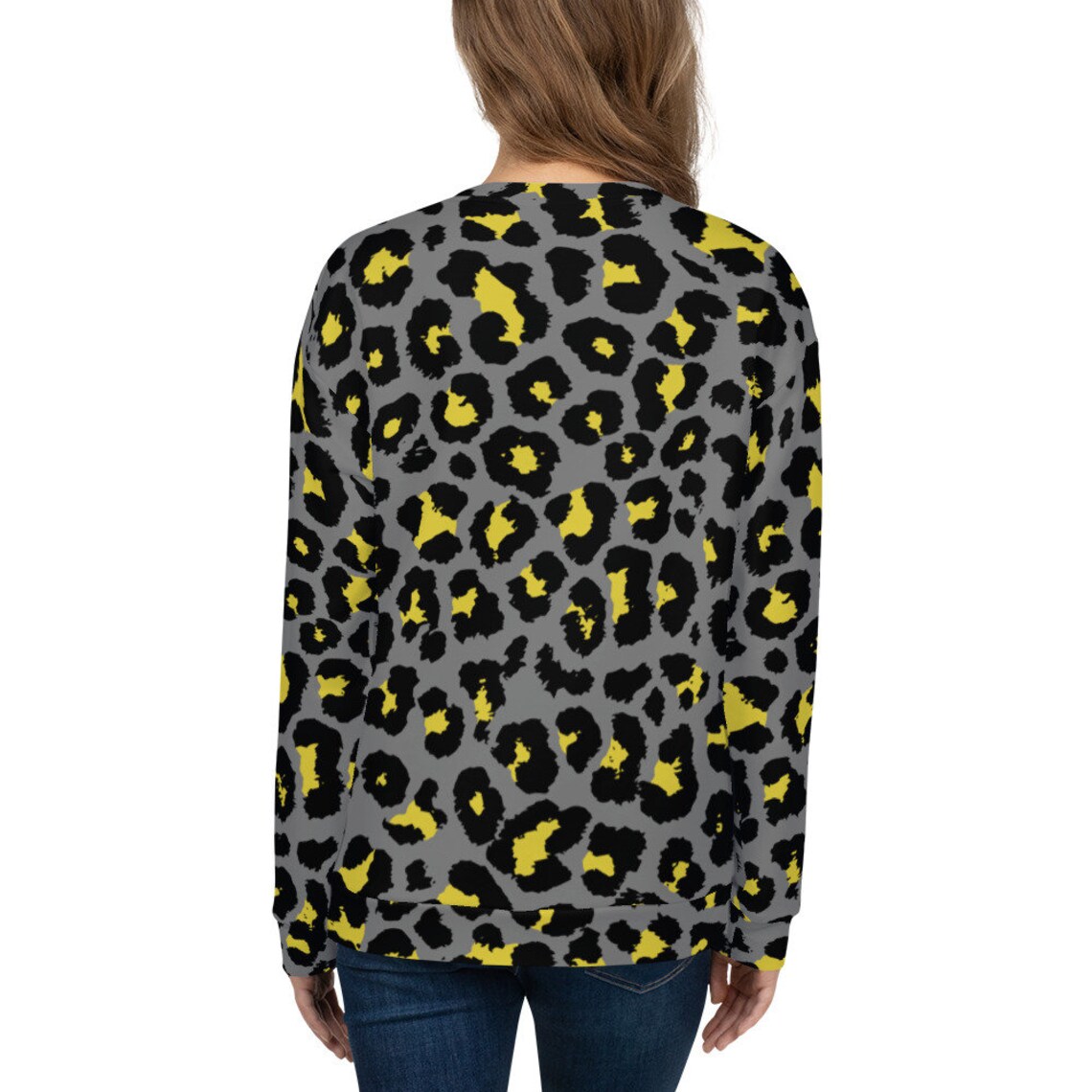 Leopard Print Women's Sweatshirt | Etsy