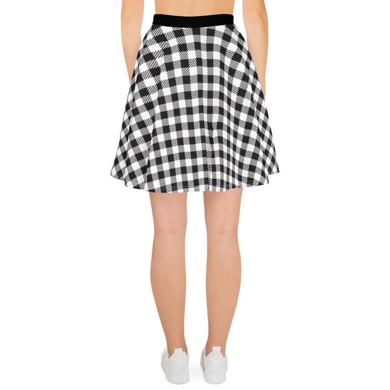 Gingham Skater Skirt