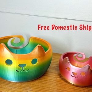 Cute Cat Bowl for Yarn, Trinkets, Candy, Jewelry, or Coins