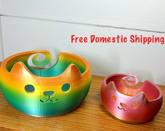 Cute Cat Bowl for Yarn, Trinkets, Candy, Jewelry, or Coins