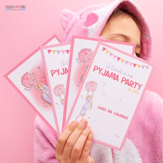 DREANA Kit créatif 10 cartes invitation anniversaire fille en