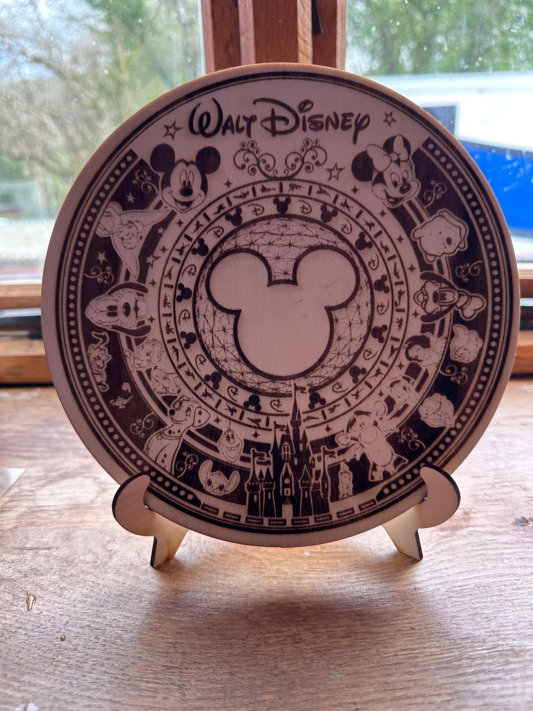 DISNY ART PLAQUE 4点と専用イーゼル