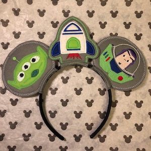 Toy Story Buzz Lightyear Alien Pixar Disney Inspired Mickey Minnie Mouse Ears