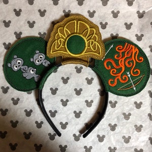 Brave Merida Bears Scottish Princess Disney Inspired Mickey Minnie Mouse Ears