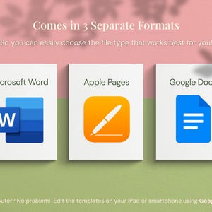 Resume Template for Word, Pages, Google Docs - Professional & Modern CV Design image 7
