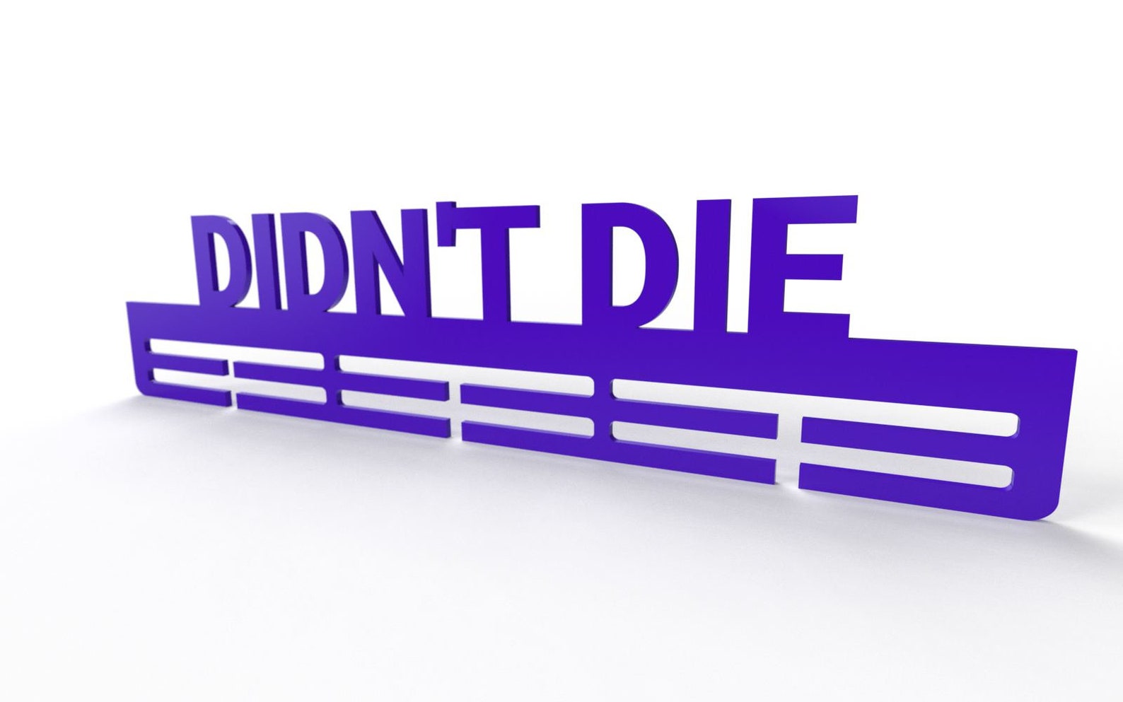 Didn't Die - Sarcastic Medal Hanger, Painted Medal Display Rack, Funny ...