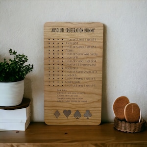 Jeu de rami frustration absolue - Plaisir garanti pour la plupart - Ensemble de jeux de cartes de rami ultime - Soirée jeux en famille - Parfait pour le chalet ou la maison