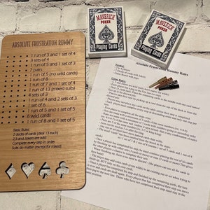Ramino assoluto frustrazione, serata di gioco, gioco di carte ramino, regalo di inaugurazione della casa, gioco di campeggio, giochi di viaggio, regalo per papà, regalo per mamma, famiglia