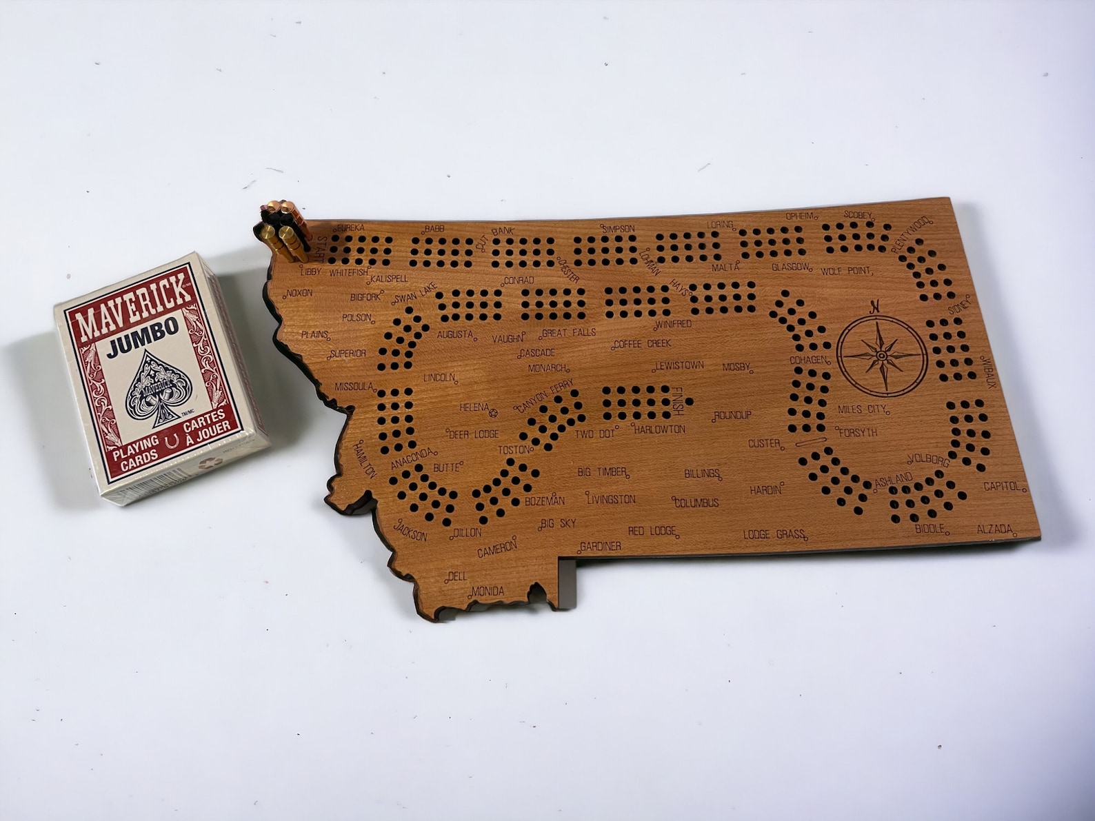 Montana Cribbage Board