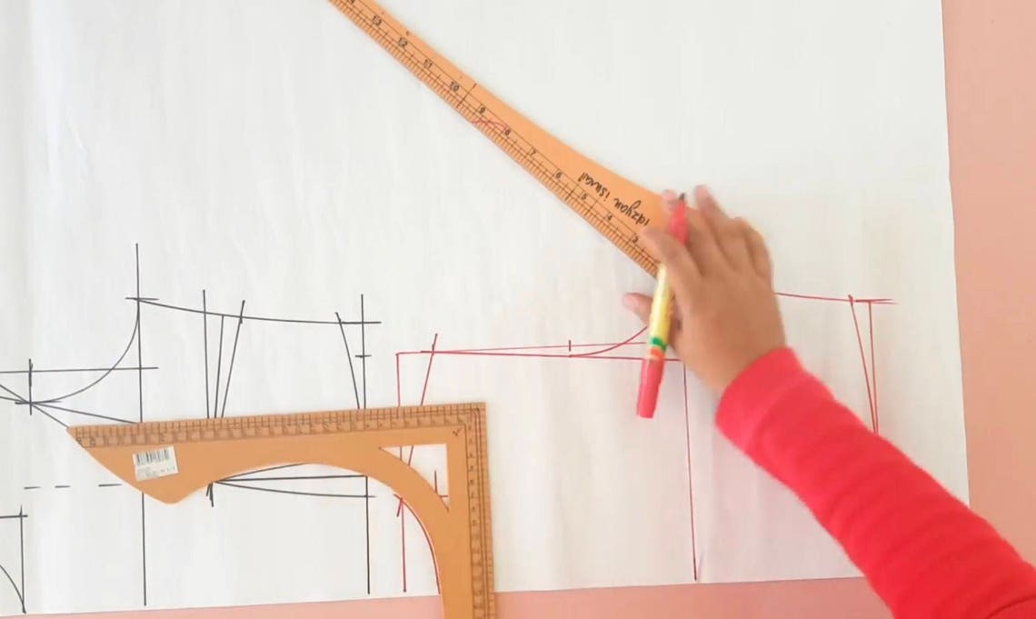 4pcs Pattern Drafting rulers/sewing rulers/tailored Etsy