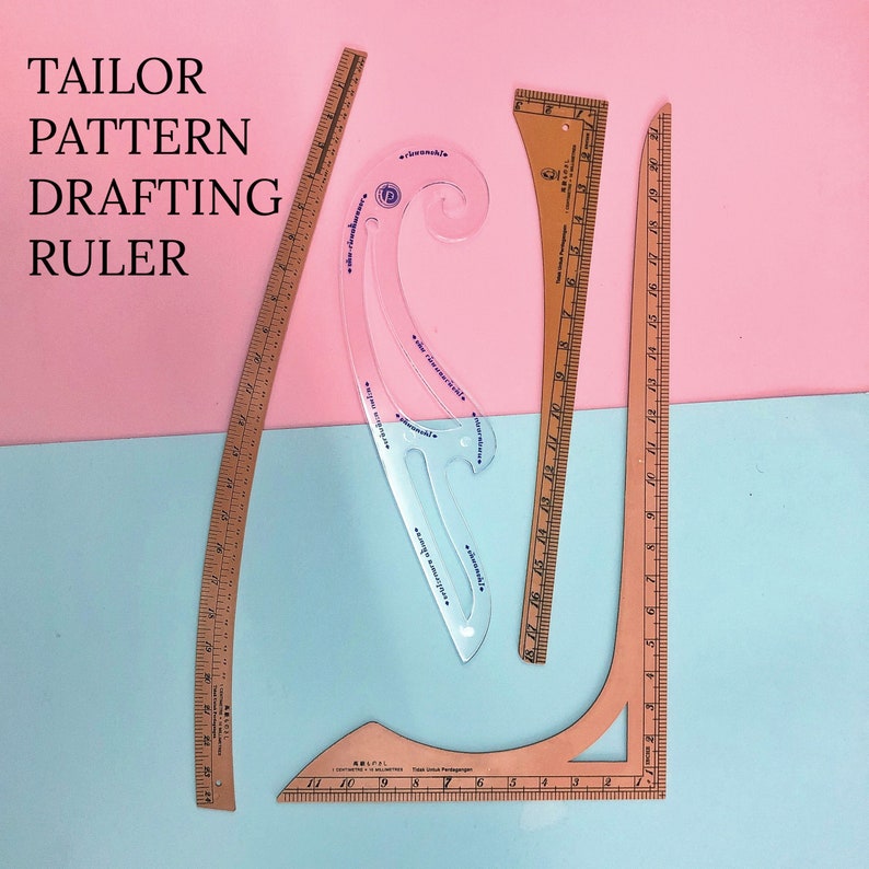 4pcs Pattern Drafting rulers/sewing rulers/tailored Etsy