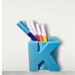 Organizador de bolígrafos con impresión 3D, soporte para lápices, soporte de escritorio para niños, organizador de escritorio personalizable, soporte para lápices, bote para pinceles, soporte para pintura, ecológico, kide