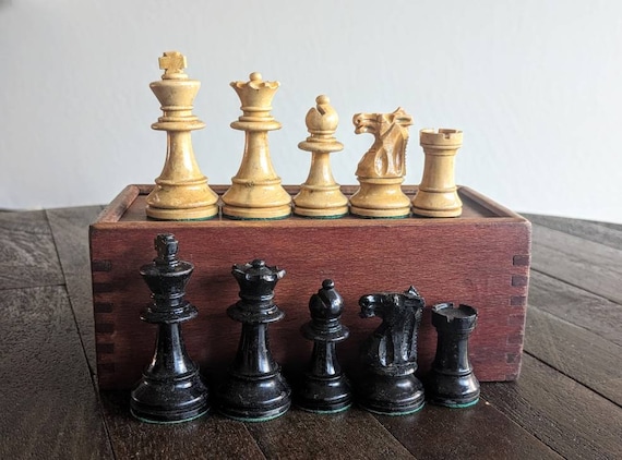 Small Exclusive Analysis Chess Set with Case