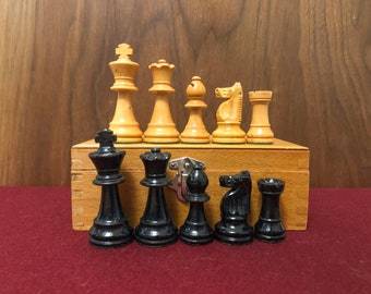 Staunton French Lardy Chess Pieces 3.75 I Chessgammon