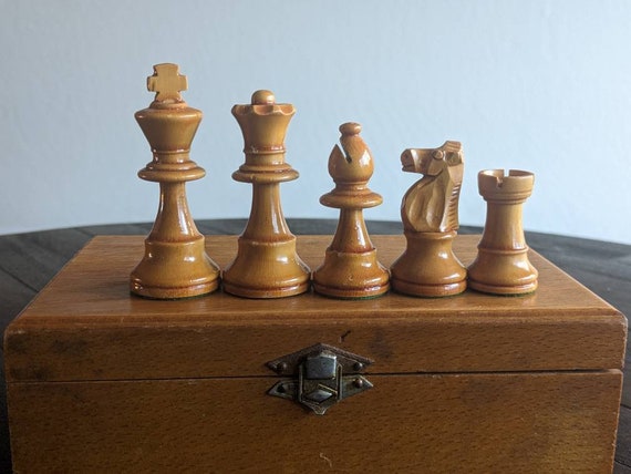 French Lardy Staunton Tournament Chess Set Pieces with Free Shipping Online