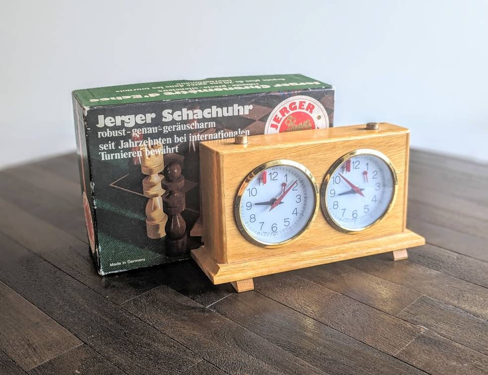 Vintage Jerger Chess Clock Made in Germany Lot #445 - Etsy