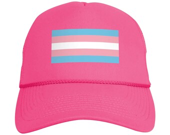 Pink LGTBQ Trans  Awareness Flag Hat
