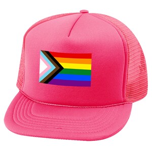 Chapéu rosa de conscientização da bandeira do orgulho LGTBQ