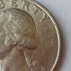Seltener 1/4 Dollar &quot;Washington Quarter&quot; 1989 D