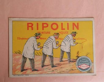 RIPOLIN advertising card