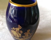Limoges porcelain miniature vase