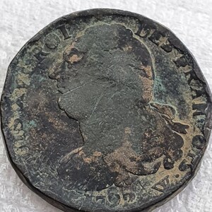Louis XVI, Monarque, constitutionnel, 2 Sols, dit &quot; au faisceau &quot;, 1792, Lille