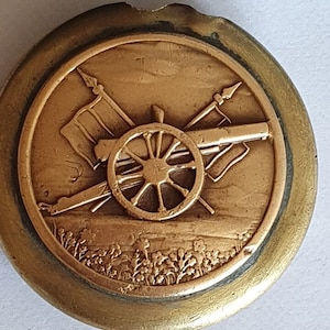 Old WW1 hairy lighter in brass and copper