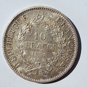10 Francs Hercule Argent 1972
