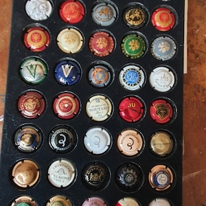capsules/ muselets of French champagne set of 50 pieces