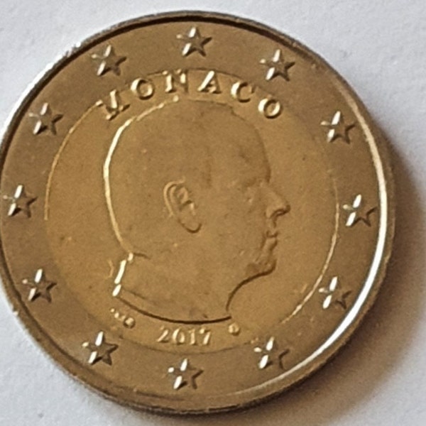 Monaco, 2 euro, Prins Albert II, 2017, Europa