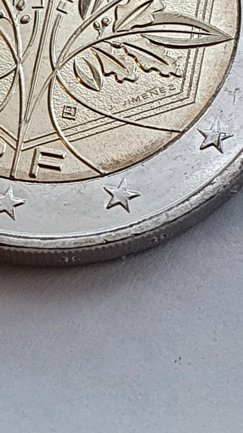 Pièce de 2 euro, 2022, française, pour célébration de la présidence de la France à UE image 6