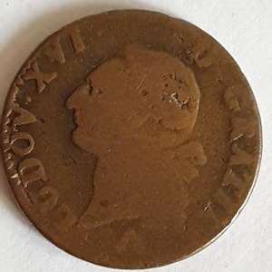 Coin, France, Louis XVI, liard, 1778, W, Lille