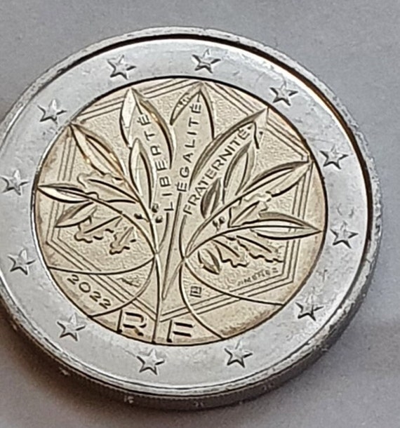 Pièce de 2 euro 2022 française pour célébration de la Etsy France
