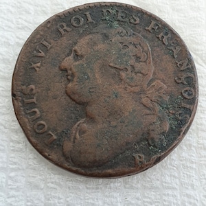Louis XVI, 12 deniers, said &quot; au faisceau &quot; 1792, B , Rouen