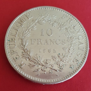 10 francs coin - Etsy 日本
