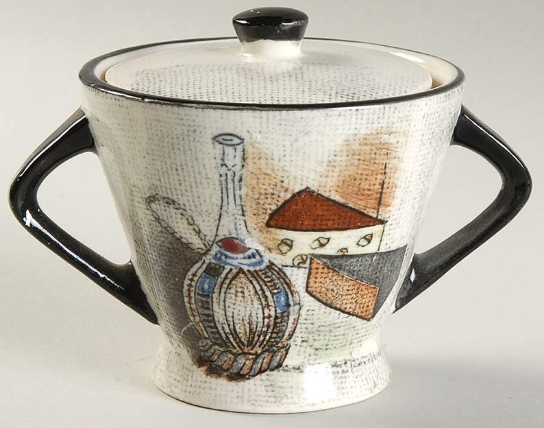Creamer & Sugar Bowl Capri by Royal Sealy | Etsy