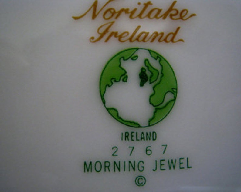 Noritake \u2018Morning Jewel\u2019 2767 ~ SaladDessert Plate