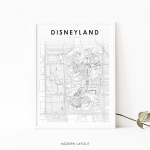 ディズニーランド カリフォルニア マップ プリント、CA USA マップ アート ポスター、アナハイム、シティ ストリート ロード マップ プリント、保育室の壁オフィス装飾、印刷可能なマップ