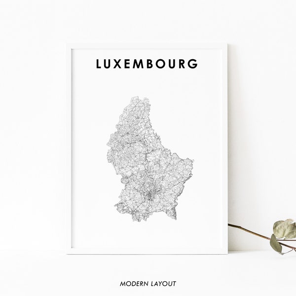 Luxembourg Wall Art Etsy