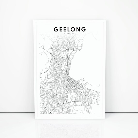 Geelong Map Geelong Printable Map Map Of Geelong Geelong Australia