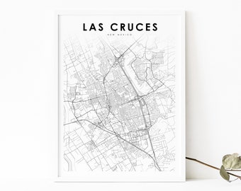 Las Cruces Map - Etsy