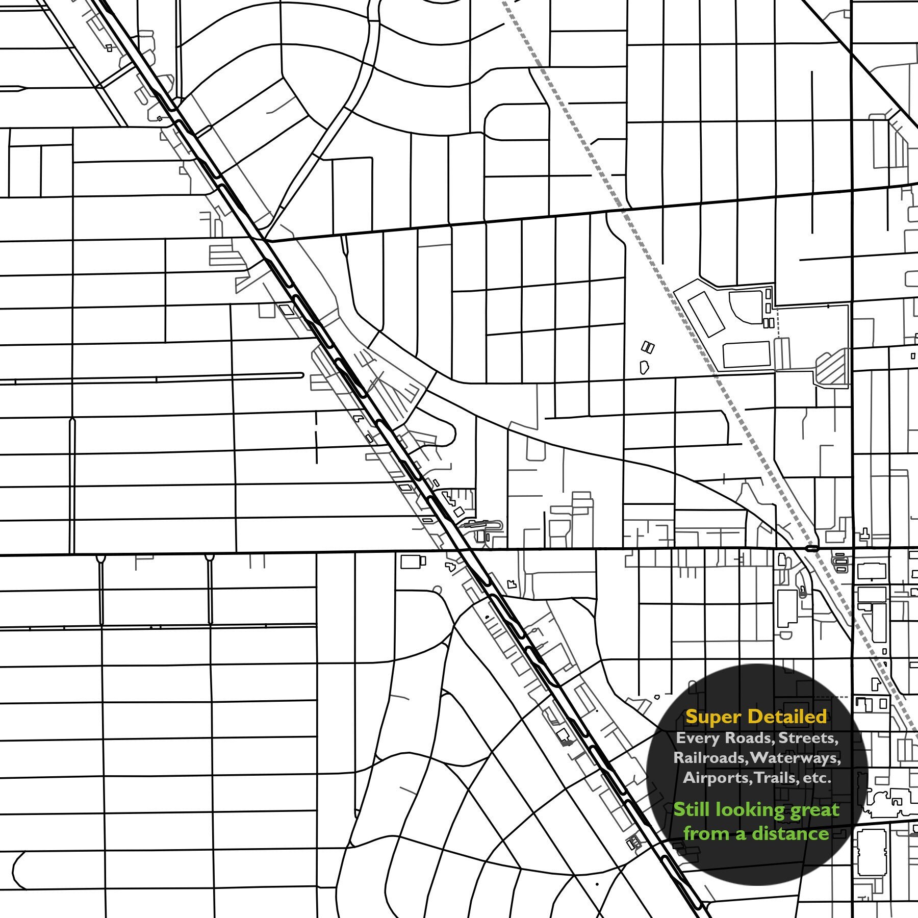 Royal Oak MI Map Print Michigan USA Map Art Poster City Etsy