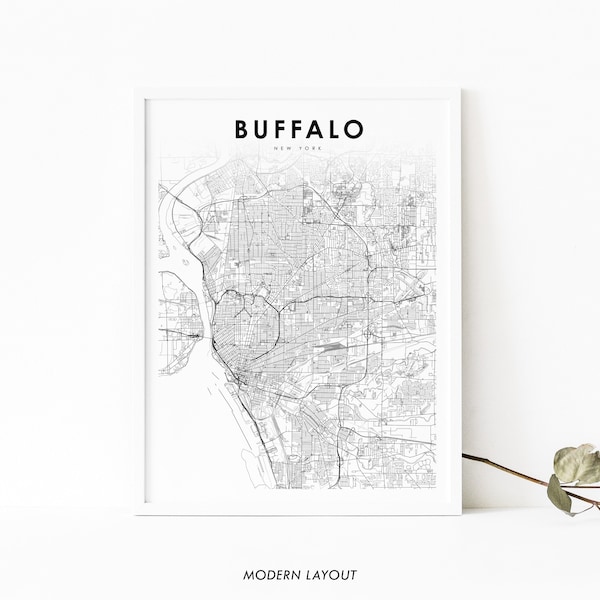 Buffalo Poster Etsy