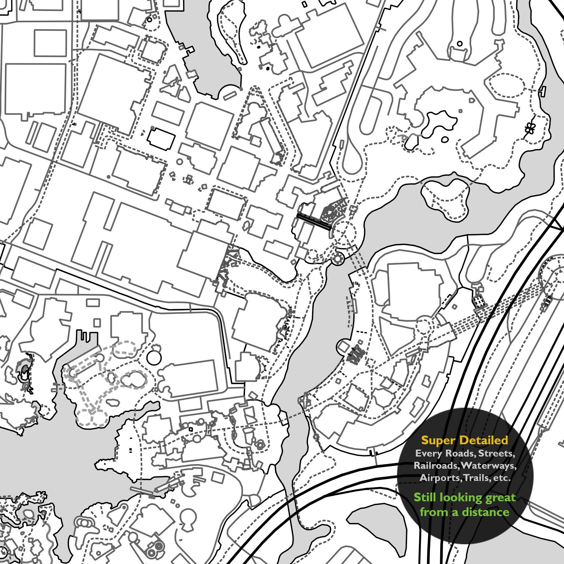 Universal Orlando Resort Map Print Florida FL USA Map Art | Etsy