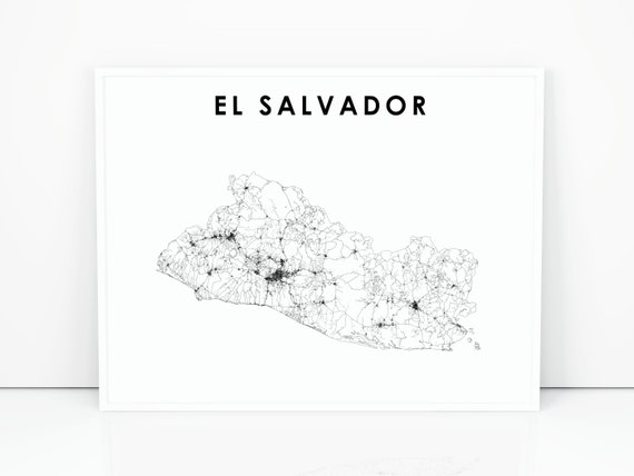 El Salvador Map Print, Highway Map Artwork Poster, Central The usa San Salvador Map Artwork, Nursery Place Wall Workplace Decor, Printable Map image relating to Printable Map of Central America called El Salvador Map Print, Street Map Artwork Poster, Central The us San Salvador Map Artwork, Nursery House Wall Business office Decor, Printable Map