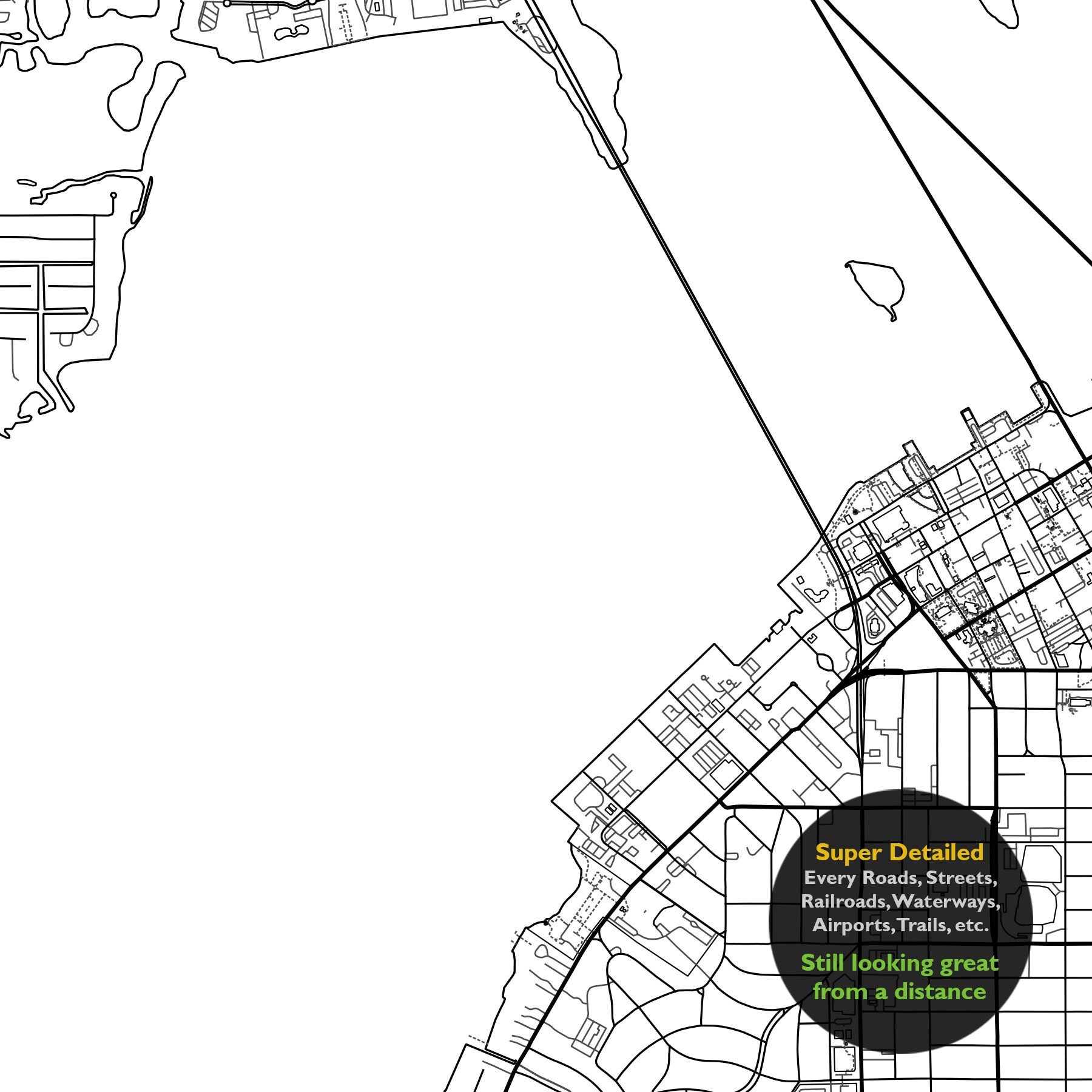 Fort Myers FL Print Florida USA Map Art Poster Ft. Myers Etsy