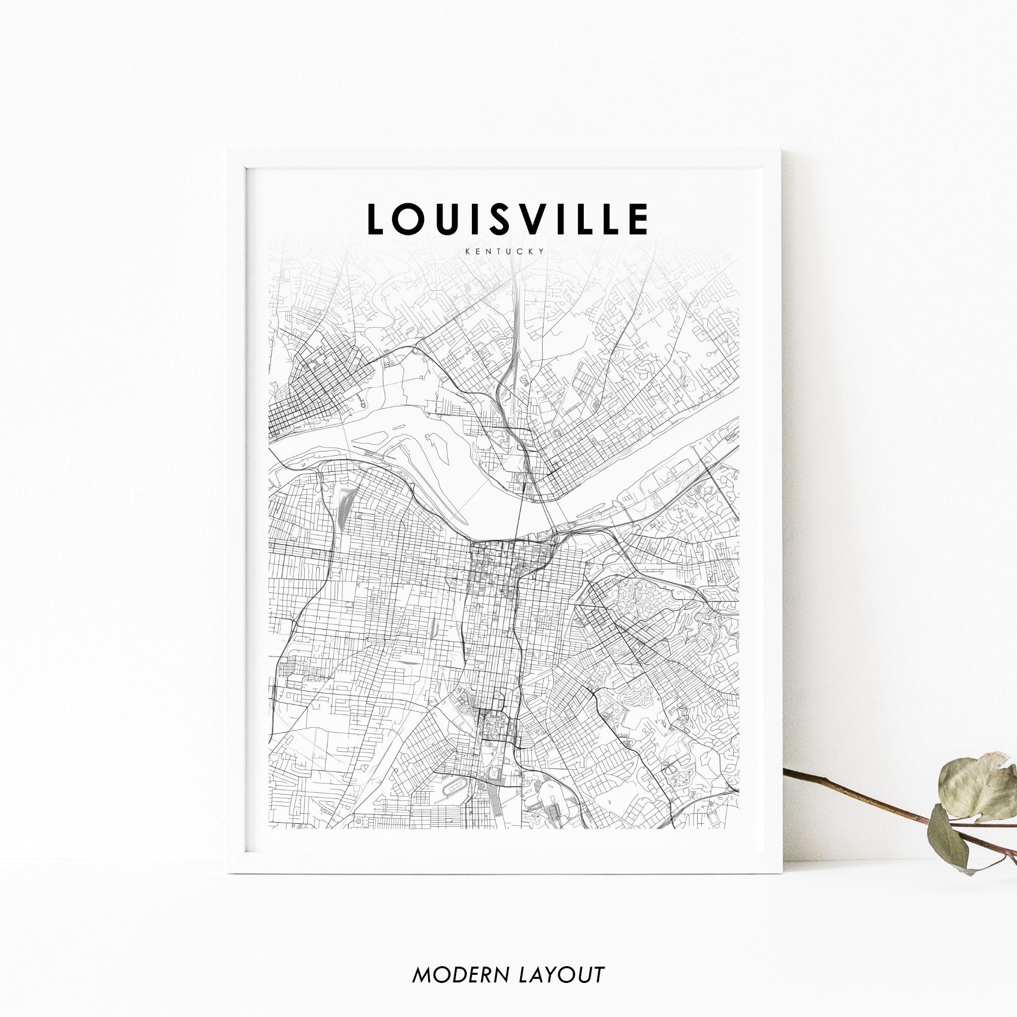 Home Décor Wall Hangings Prints Louisville art Louisville poster